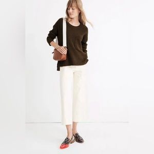 Madewell Dark Green Knit Sweater